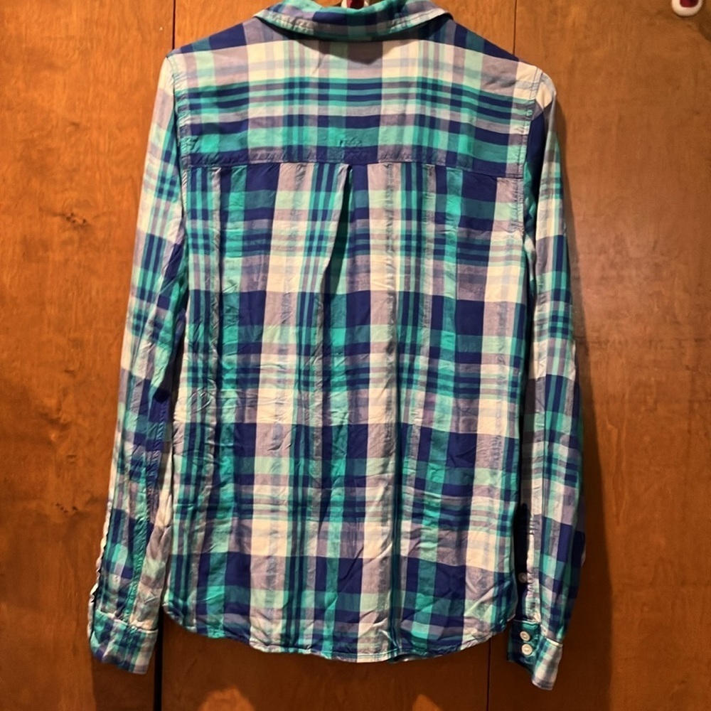 SO Plaid Long Sleeved Shirt Large NEW NWOT - Picture 3 of 7
